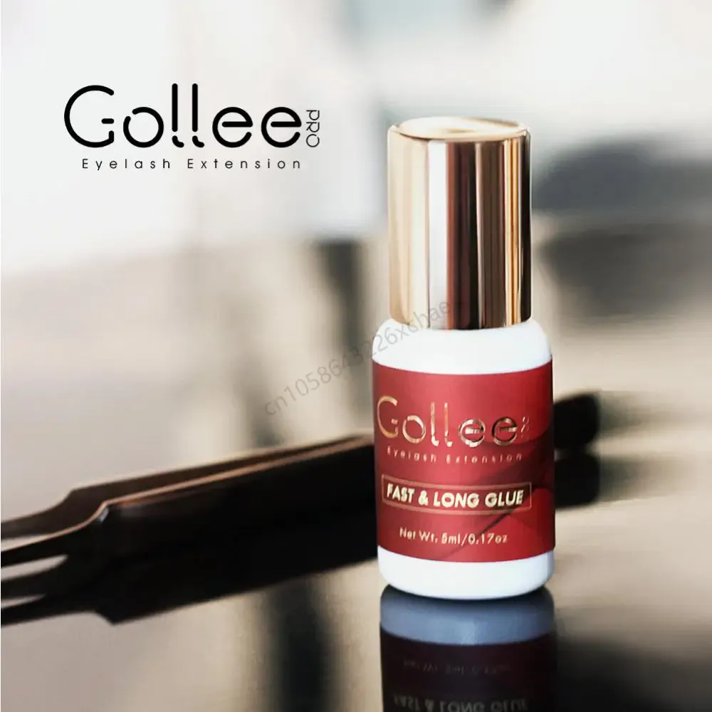 Gollee Professional Eyelash Glue Eyelash Extension Fast Drying Long Strong Lash Glue False Eye Lash Adhesive