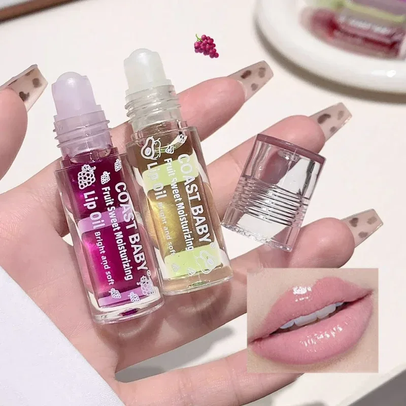 1 Pcs Long Lasting Hydrating Moisturizing Jelly Water Gloss Mirror Lip Gloss Transparent Colorless Lips Care Lip Oil Cosmetics