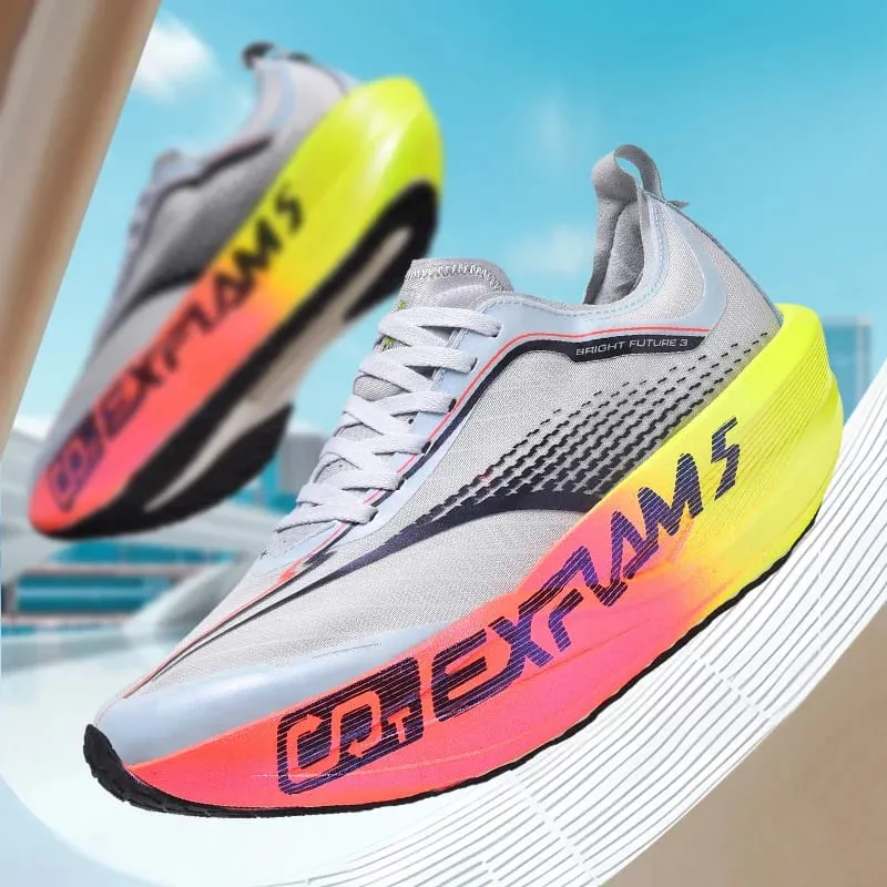 Running Shoes Casual Carbon Board Marathon Men Sports Walking Breathable Women's Comfortable Athletic Nonskid Leisure Sneakers