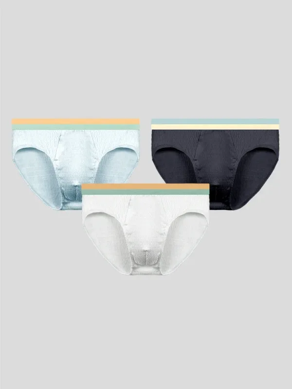 2PCS Men's triangular underpants, pure cotton men's style, made of baby cotton. The underpants are of a thin style for summer,