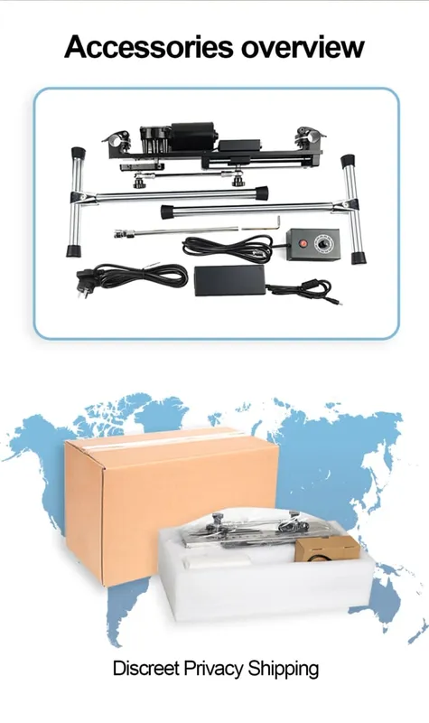 120W Sex Machine Strong Power Turbo Gear Masturbation Love Machine V-U-Lock Vibrator Sex Machine with Dildo