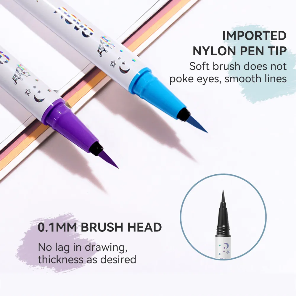 Colorful Eyeliner Multi Color Eyeliner Slim Pen Smoothly Outlines Creative Eye Makeup Eye Makeup — image 6