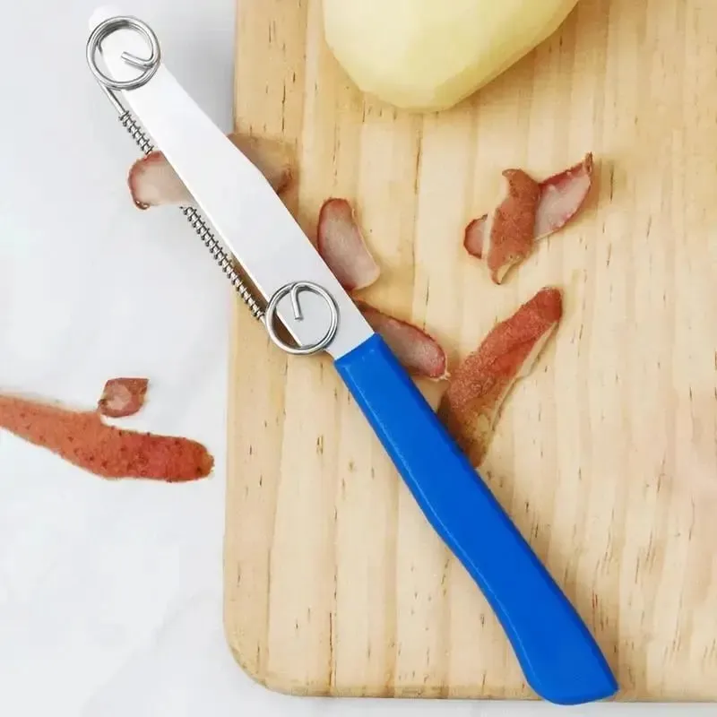 Kitchen Peeler Vegetable Fruit Peelers Quick Slicing Cutter with Spring Potato Carrot Shredder Peeler Kitchen Portable Knives
