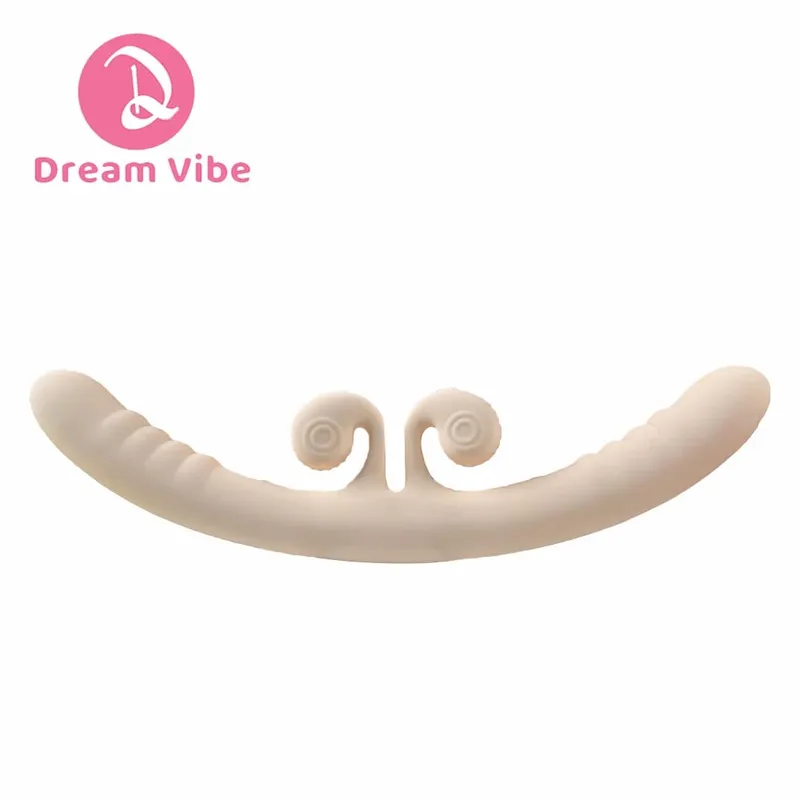 4-Motor Double Dildo Vibrator 10 Powerful Vibrations Women's Pleasure Massager Lesbian Love Toy Gift Penetration Sex Toy Girl