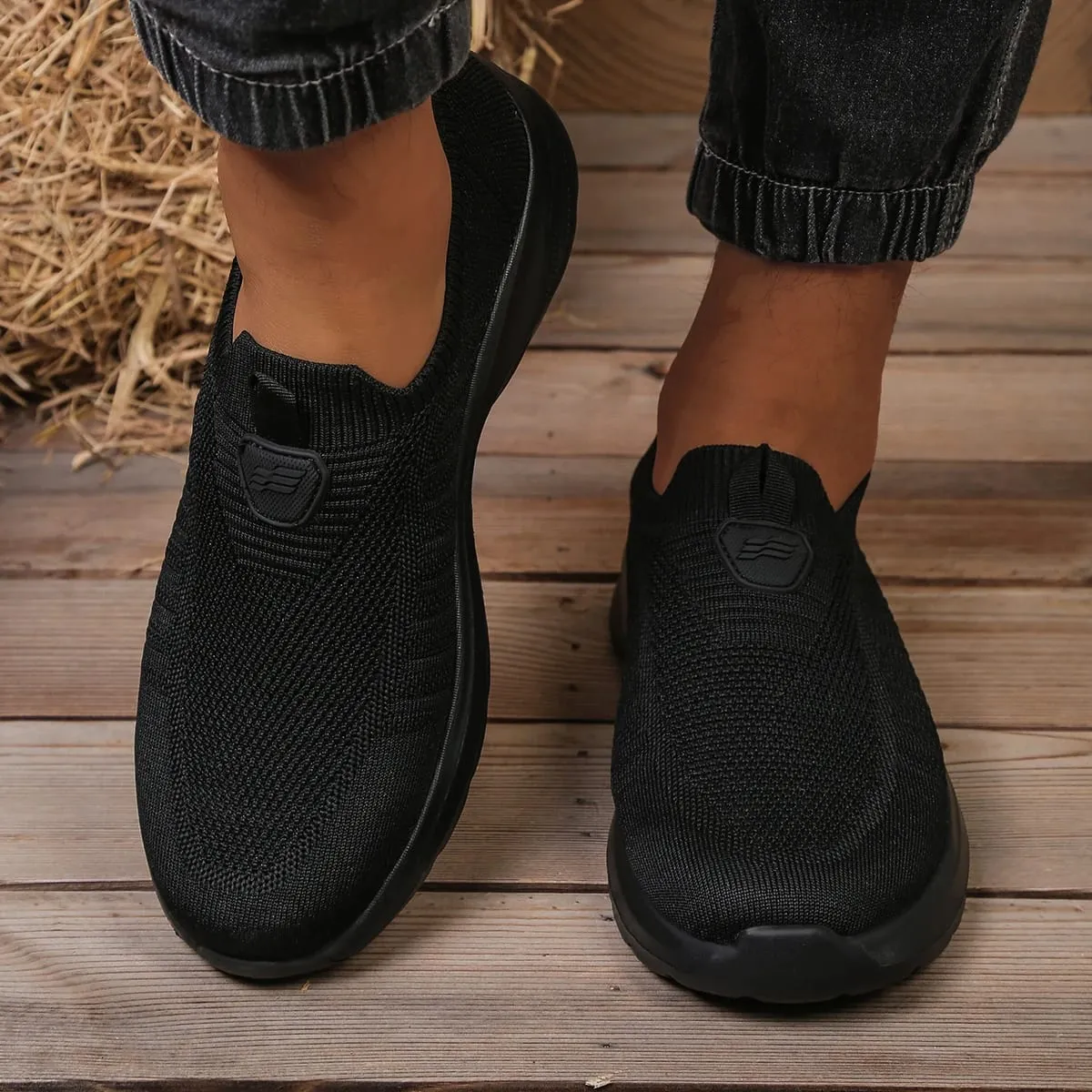 Men Solid EVA Walking Casual Shoes - Soft Light Sole - Perfect Daily Outdoor Footwear Free Shipping Shoe