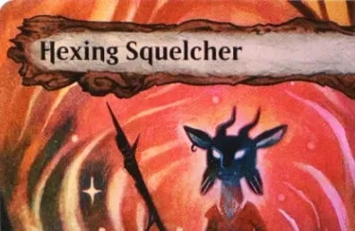 LK23 Deflecting Swat Flare of Duplication Hexing Squelcher Goldspan Dragon High-Quality TCG Proxy Cards (Black-Core)