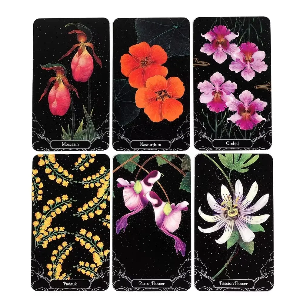 A Little Rain Botanical Oracle card Leisure Party Table Game High Quality Fortune-telling Prophecy Tarot Deck