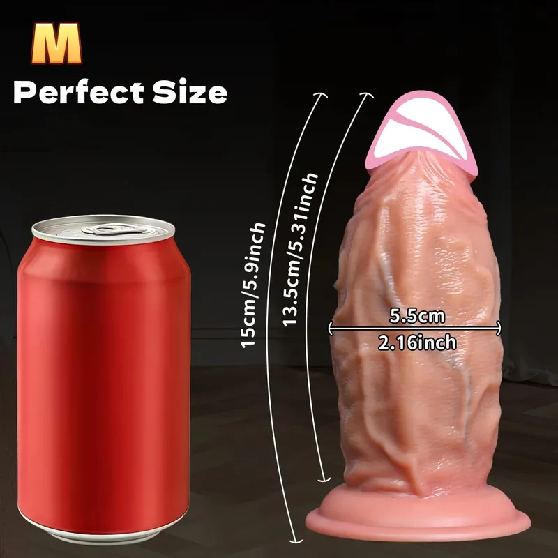 Thick Dildos Realistic Liquid Silicone Huge Penis Women Sex Toys G-spot Masturbation Big Dick Strap on Anal Dildo Lesbian 18+ — image 8