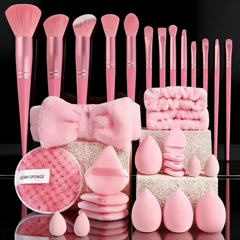 13/53pcs Professional Cosmetic Brush Set for Combination Skin with Soft Brushes Perfect for Beginners and Makeup Artists — image 13