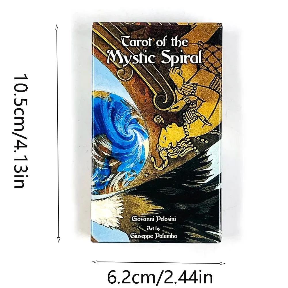 Tarot of The Mystic Spiral Cards A 78 Tarot Cards Divination Borad Playing Games Perfect for Beginners & Professional Readers