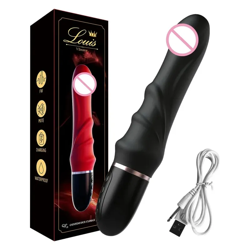 10 Modes Soft Silicone Vibrator for Women Big Dildo Massager Female Masturbator for Couples G-spot Clitoral Stimulator Sex Toys