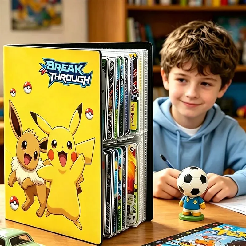 240pcs Fire Dragon Card& Diablo-Fire Dragon Card Book Charizard Cards Album Book Game Card VMAX GX Holder Binder Series Gift — image 1