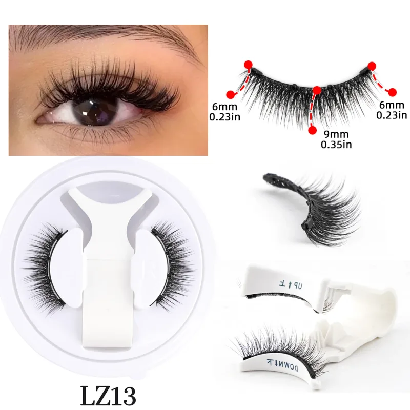Magnetic Eyelashes No Glue Needed Reusable Natural Look 3D Faux Mink Lashes Easy Apply Magnetic Lashes Set for Eye Makeup Tool — image 15