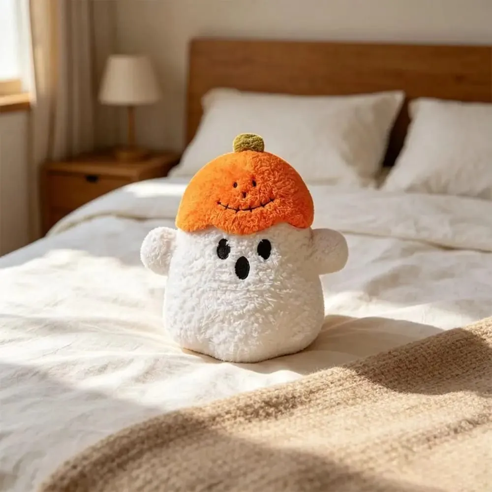 Cute Ghost Decorative Cushion Hug Pillow Fabric PP Cotton Filling Ghost Decor Ornaments Pumpkin Pillow Home Decor — image 8