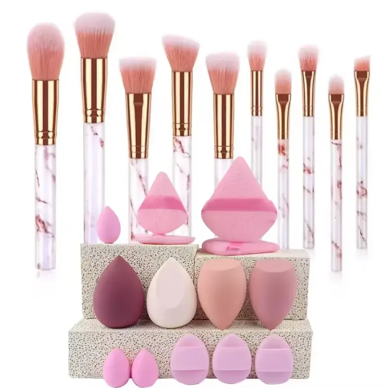 Makeup Brushes Set Premium Synthetic Kabuki Brushes Foundation Concealer Powder Blush Blending Face Eyeshadow Cosmetic Brushes S