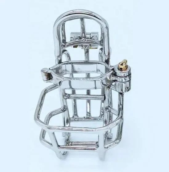 2026 NEW Newest Design Male Chastity Device Stainless Steel PA Puncture Cock Cage Bdsm Sex Toys For Men Penis Lock Cock Ring Toy