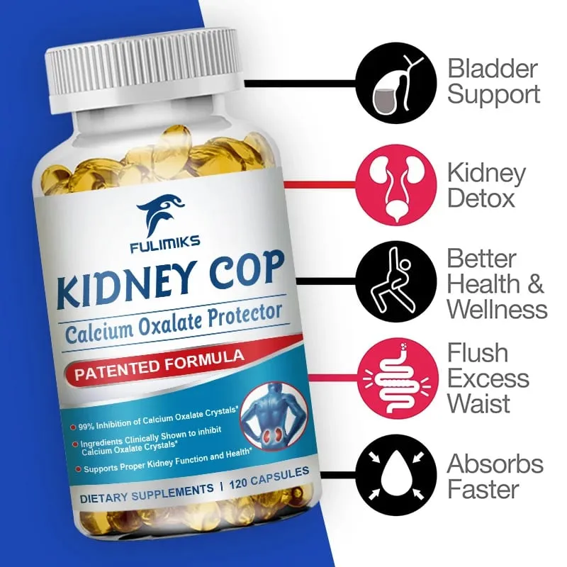 Premium Kidney Support Supplement with Magnesium Citrate & Banana Stem Promotes Kidney Detox & Bladder Health for Adults — image 3