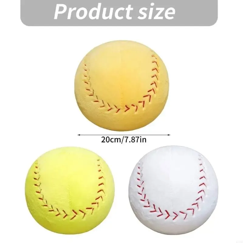 Baseball Room Pillow Soft Plush Cushion for Shelf Display