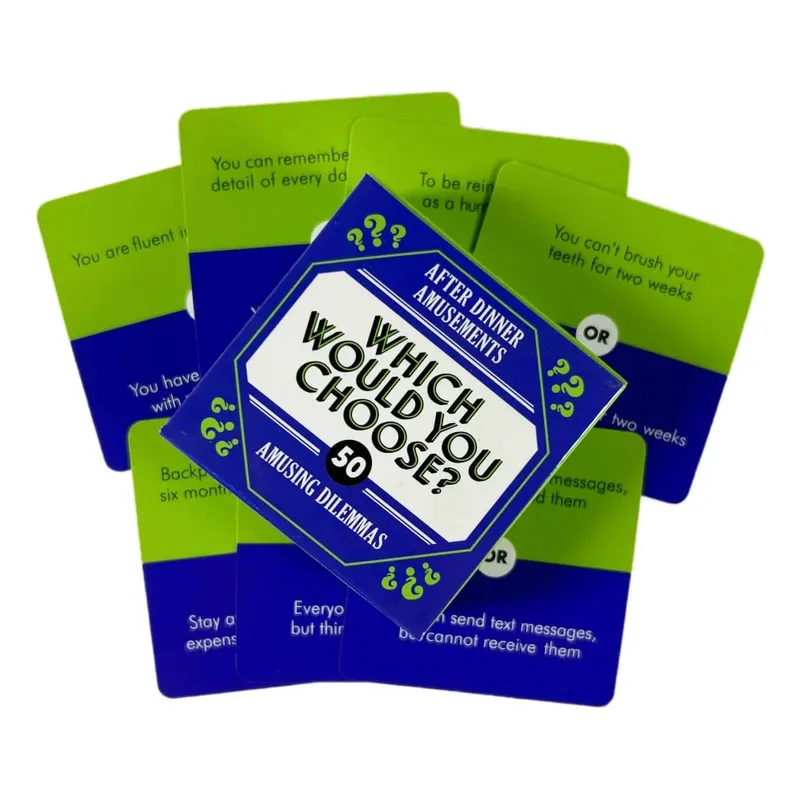 Mini-Kartenspiel „Wahrheit oder Pflicht“, Reise-Quiz, Name That Tune „How Well Do You Know Me Riddle Me“, dieses Spiel zum Spielen auf der Party