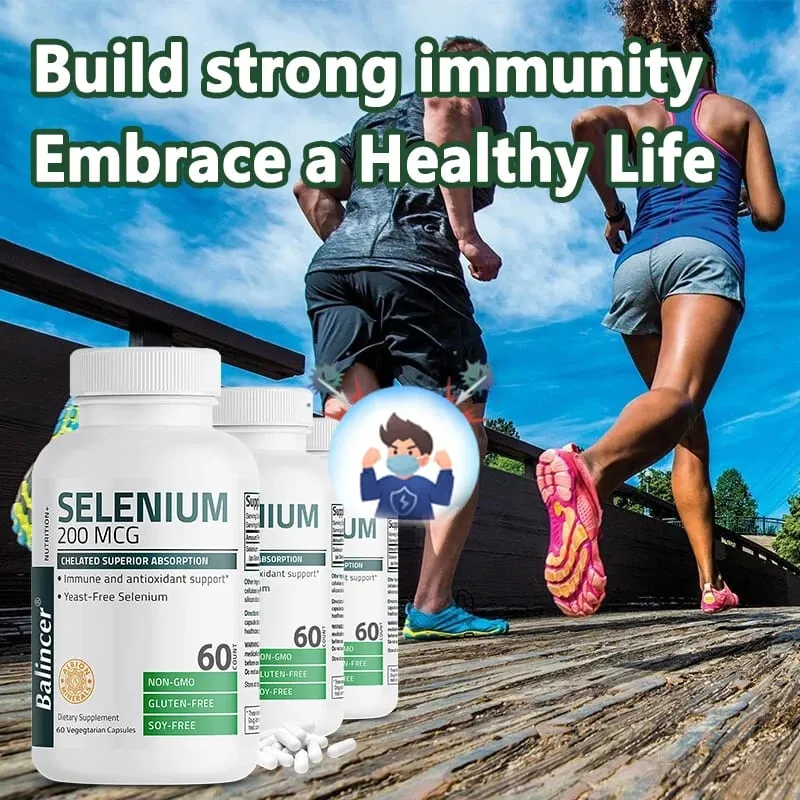 Selenium Capsules 200MCG - Antioxidant Support Boosts Immune System Boosts Energy Levels Thyroid Support NON-GMO — image 5