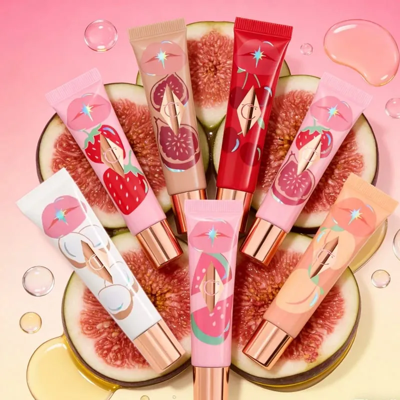 Charlotte Tilbury CT Makeup Sets Textmarker Lip Blam 4-Farben-Lidschatten-Palette Lipgloss Lip Blam Set Pillow Talk Langlebig