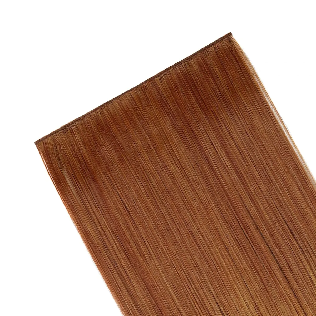 Clip In Hair Extensions 5 Clips One Piece Straight Hair Ombre Two Tone High Temperature Synthetic Hairpiece For Women