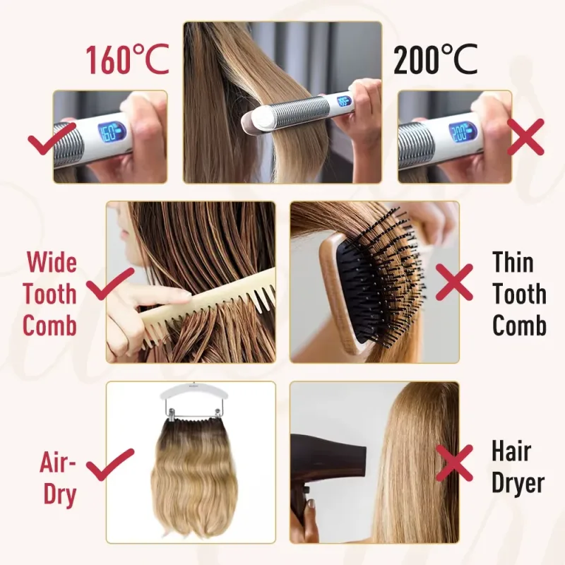 Moresoo Double Sided Tape in Hair Extensions 100% Real Natural Silky Striaght Hair 20PCS 40PCS Blonde Tape Adhesive Extensions — image 6
