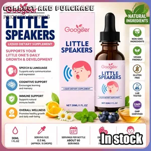 مکمل قطره مایع Little Speakers برای کودکان گفتار روزانه زبان سلامتی پشتیبانی ویتامین و مواد معدنی مواد طبیعی