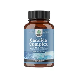 Candida-Komplex – Probiotika und Verdauungsenzyme, natürliche Inhaltsstoffe zur Unterstützung der Verdauungsgesundheit und des Gleichgewichts der Darmflora
