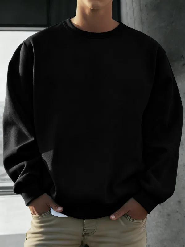 Sweat-shirt à capuche en polaire pour hommes, couleur unie, doux, confortable, pour le bureau, le Jogging, ample, décontracté, basique, Streetwear quotidien, automne