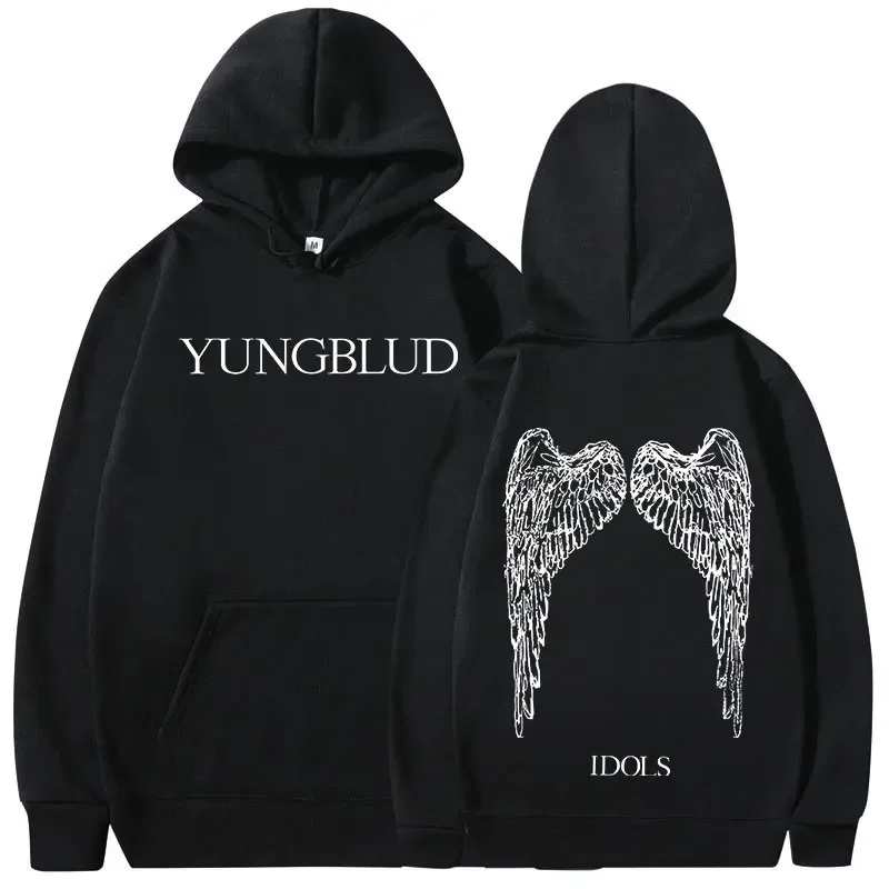 Yungblud IDOLS Wings Album Tour 2025 sweat à capuche pour homme femmes Vintage mode sweats à capuche Hip Hop surdimensionné pulls Streetwear