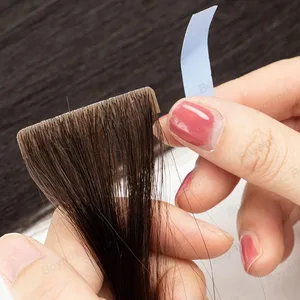 Injected Tape in Extensions Human Hair Invisible Tape in Hair Extensions 1B Natural Seamless PU Weft Tape On Hair 10pcs/pack