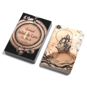 Lenormand Reflet De Lune Lenormand-Karten, Tarotkarten, Deck, Oracle-Kartenspiele für Erwachsenenspaß, Spiele für Erwachsene, Partyzubehör, Geschenk