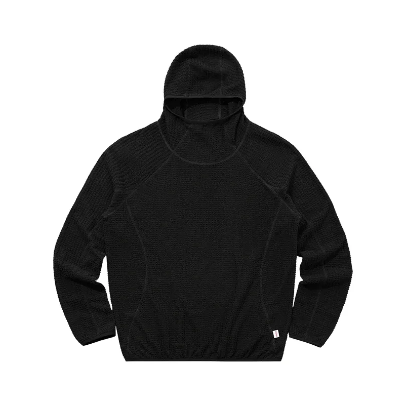 Thermolite® Hoodie Termal Semua Musim Uniseks Sweter Pullover Ringan Cepat Kering Bernapas Pakaian Aktif Lapisan Tengah Musim Dingin