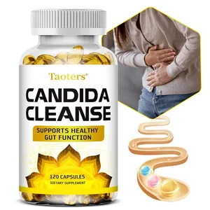 Candida Cleanse – Leber reinigend, entgiftend, unterstützt die Darmgesundheit, reinigt den Dickdarm und steigert die Energie, 120 Kapseln