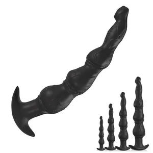 Godemiché Anal en Silicone pour Massage de la Prostate, énorme gode Anal avec Base évasée, ensembles d'entraînement Premium, jouets sexuels pour adultes pour femmes et hommes