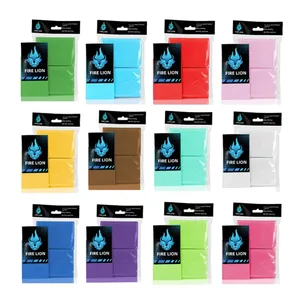 66x91mm 100 pçs/set sólido fosco mangas de cartão comercial tamanho padrão protetor de cartão para ptcg/tcg/mtg