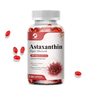Les capsules d'astaxanthine Kexinsh 20 mg favorisent la santé cardiovasculaire et accélèrent le métabolisme, favorisant la santé des articulations et de la peau