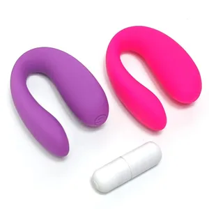 Estimulador clitoriano em forma de u, vibrador vaginal feminino usável, massageador do ponto g, pequeno e poderoso vibrador bala, brinquedos sexuais portáteis