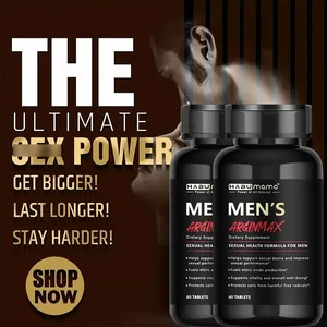 L-Arginine Male Enhancing อาหารเสริมเพื่อประสิทธิภาพความอดทนและความแข็งแรงของกล้ามเนื้อและความอดทน Non-GMO 60 เม็ด