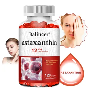 Astaxanthine – Soutient la santé de la peau des yeux. Antioxydant. Convient pour le soutien alimentaire des articulations, du système immunitaire du cerveau et du cœur.