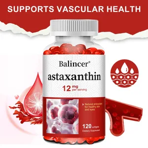 Astaxanthine 12 mg – Soutient la santé des yeux, la santé des articulations, la circulation interne, la santé de la peau, stimule l'immunité, améliore la digestion.