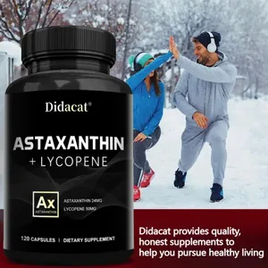 Supplément d'astaxanthine pour hommes et femmes | Des microalgues Haematococcus Pluvialis pour le soutien de la santé des yeux et de la peau