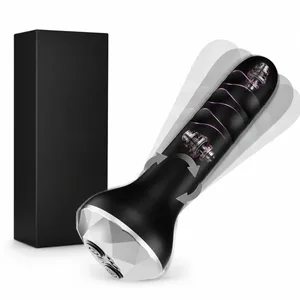 Vibrador Butt Plug Anal Joguines Massatge de pròstata amb 10 Vibradors giratoris Plug anal per a principiants Joguines sexuals per a homes i dones