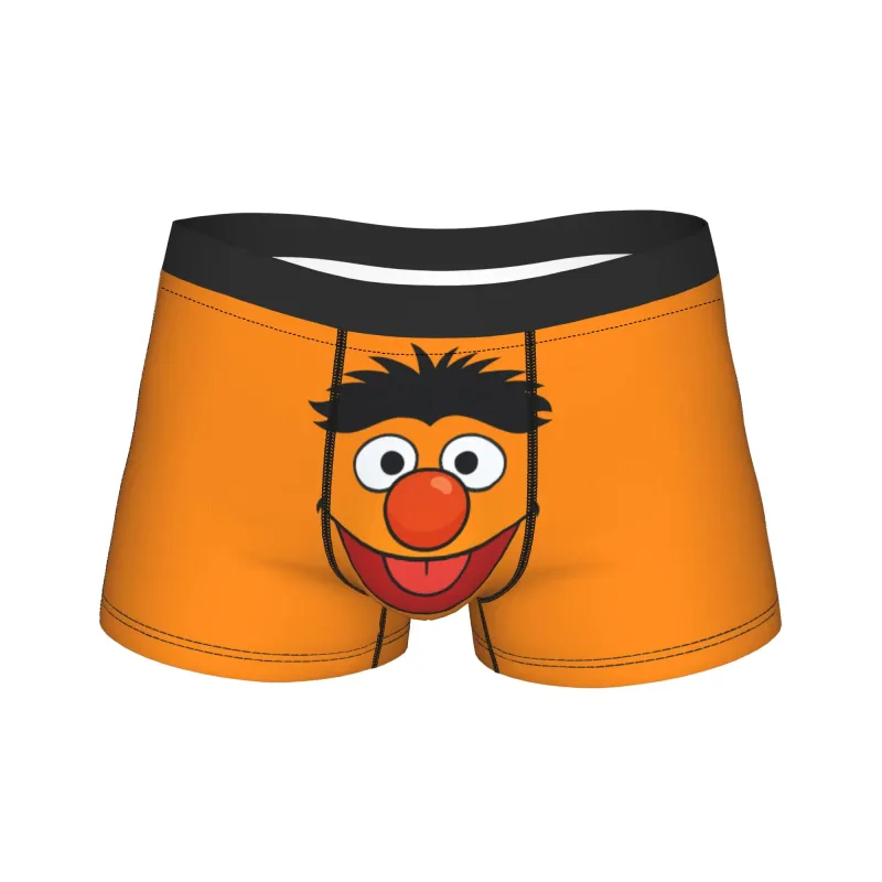 S-Sesames Streets Tango Elmo at Grover Underwear Men Shorts Briefs Nakakatuwang Boxershorts Quality Customs Oversize Panties