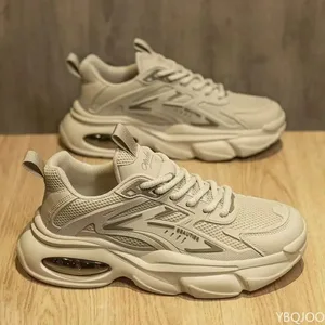 Sabates esportives de moda versàtils de primavera i tardor noves explosives de sola gruixuda per a home, casuals, còmodes, que augmenten l'alçada