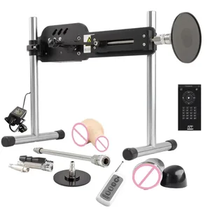 Frissítse a szexgépet távirányítóval Super Silent Ultra Állítható Vac U Lock 30db 120W Love Machine ingyenes Big D-vel