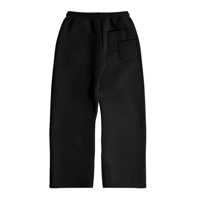 Męskie jesienne nowe 2-częściowy zestaw Casual solidna para bluza z kapturem luźne spodnie dresowe bluza do biegania spodnie stroje garnitury