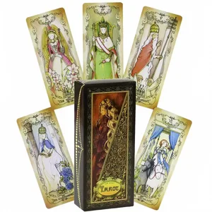 Tarotové karty s nízkým strachem 78ks Anime Fairy Tale Deck Kawaii Roztomilé věštění Věštění pro začátečníky Přátelská stolní hra čarodějnictví Spirit