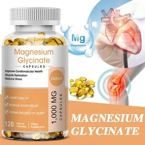 Magnesium Glycinate Capsules - Tumutulong sa Stress Muscle Sleep Joints Bones Immune at Cardiovascular Health